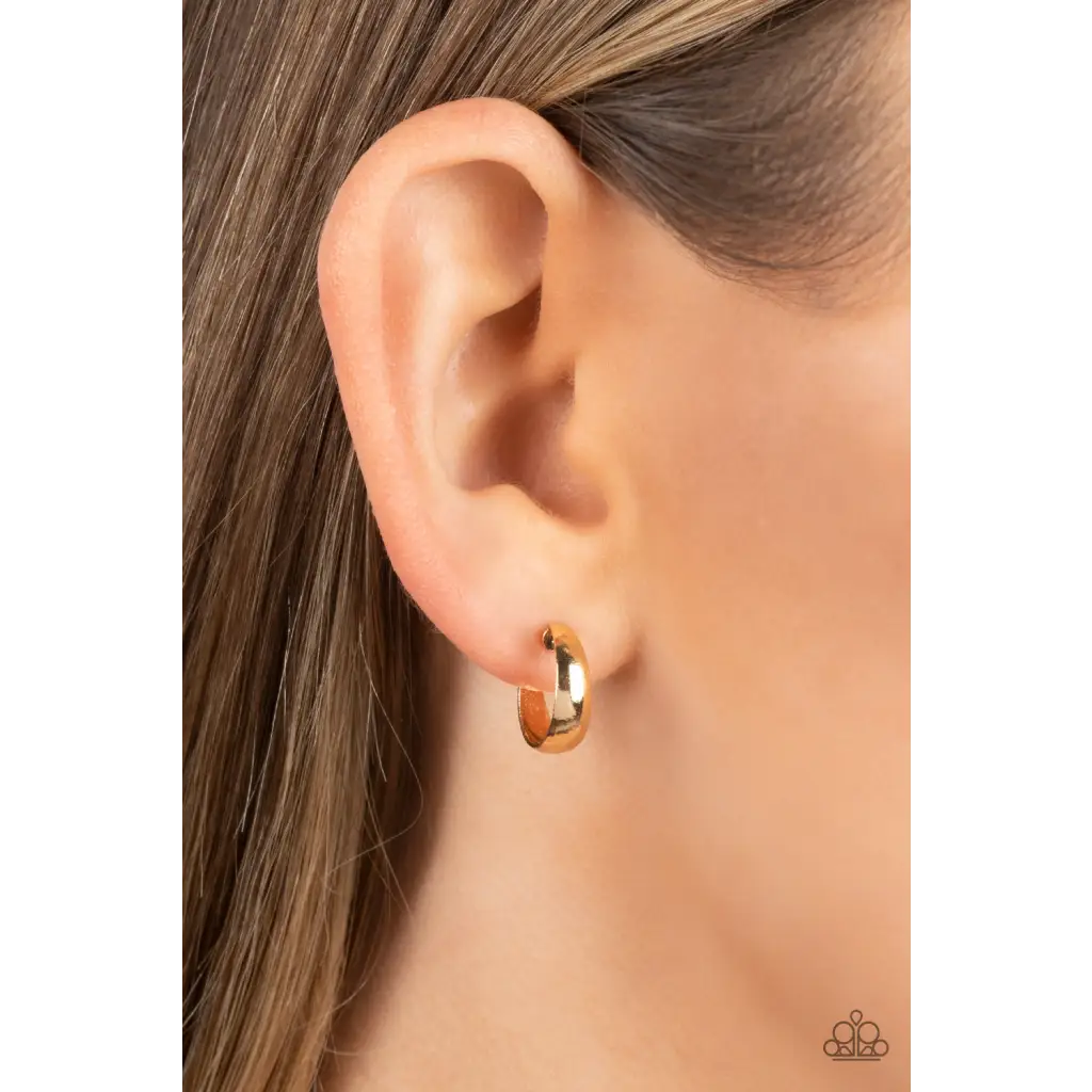 Mini Magic - Gold Earrings - Deb's Jazzy Jems