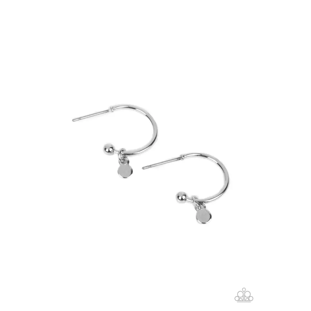 Modern Model - Silver Earrings - Earrings