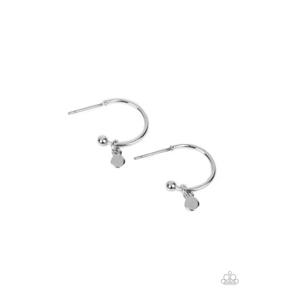 Modern Model - Silver Earrings - Earrings