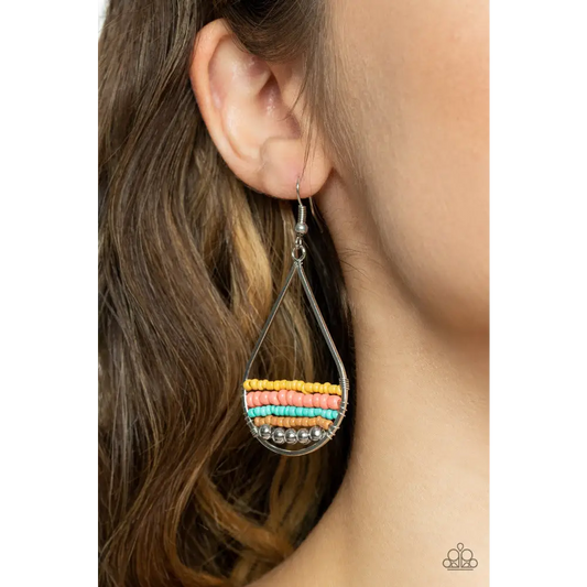 Mojave Mardi Gras - Multi Earrings - Earrings