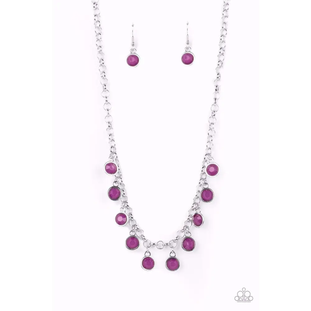 Moonbeam Magic - Purple Necklace - Necklaces