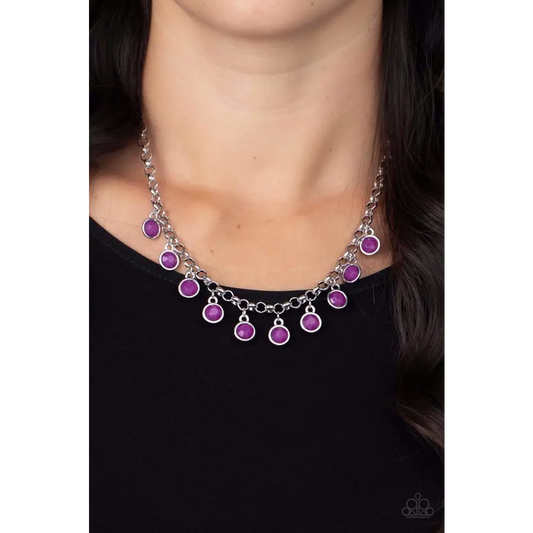 Moonbeam Magic - Purple Necklace - Necklaces