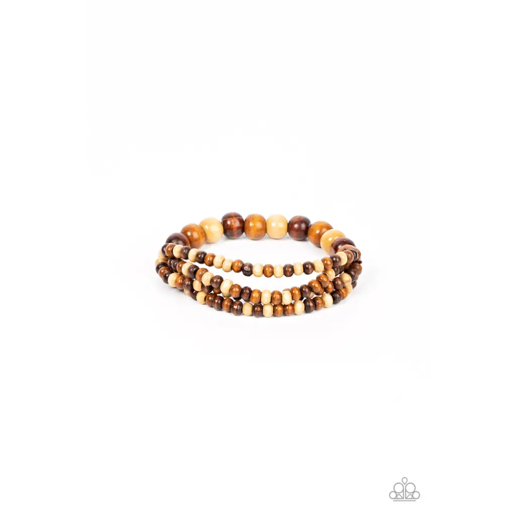 Oceania Oasis - Brown Bracelet - Deb's Jazzy Jems