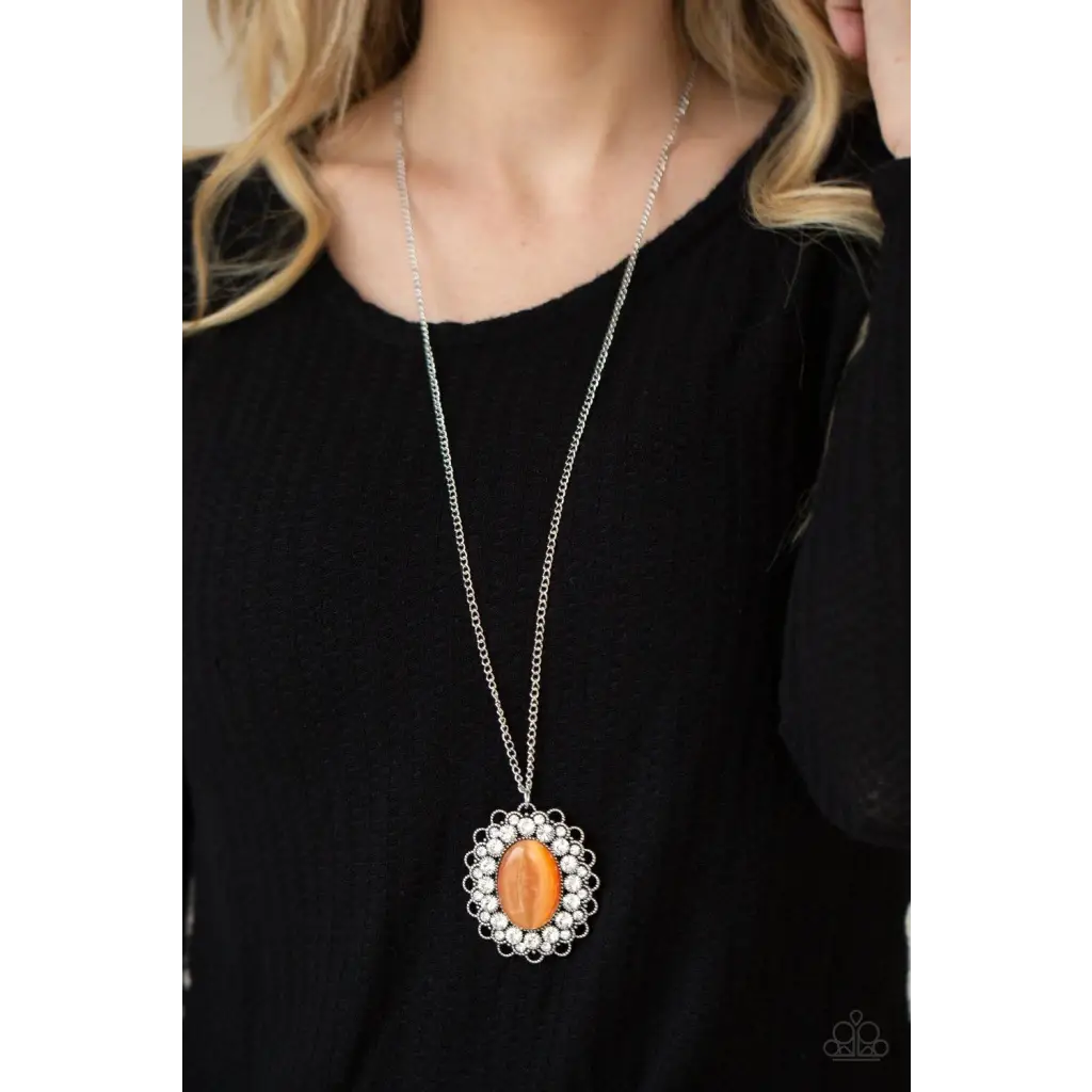 Oh My Medallion - Orange - Deb's Jazzy Jems