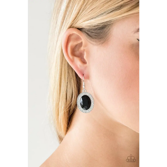 Only FAME In Town - Black Earrings - Deb's Jazzy Jems