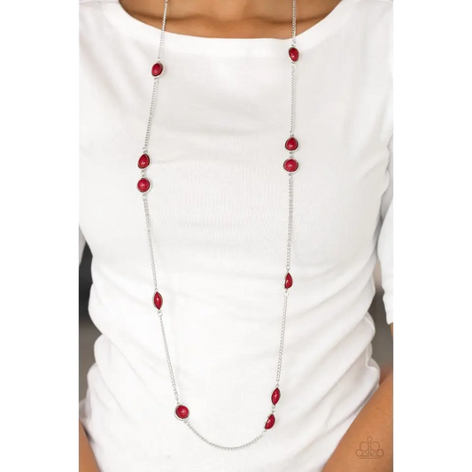 Pacific Piers - Red Necklace - Deb's Jazzy Jems