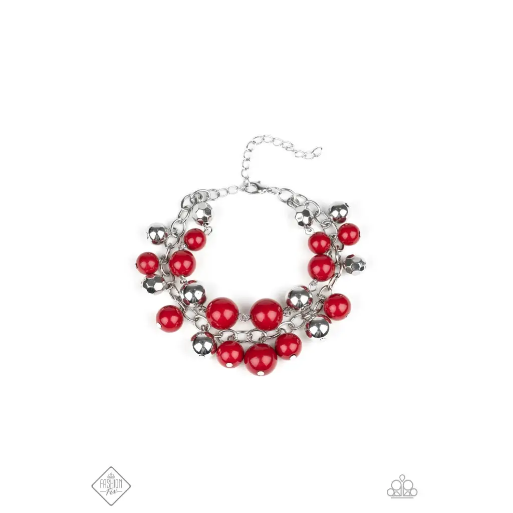 Party Posh - Dec 2019 - Red Bracelet - Deb's Jazzy Jems