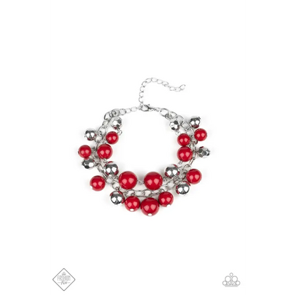 Party Posh - Dec 2019 - Red Bracelet - Deb's Jazzy Jems