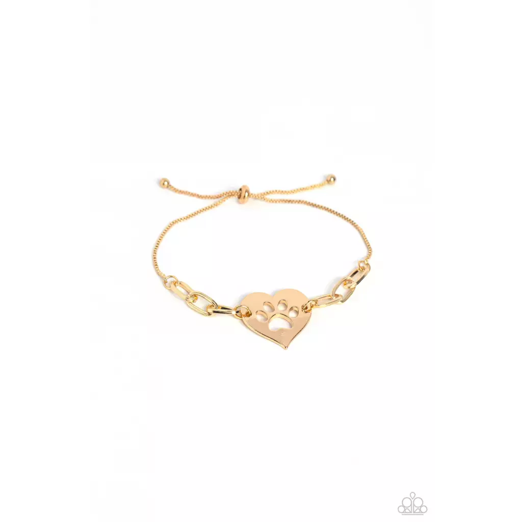 PAW-sitively Perfect - Gold Bracelet - Bracelets