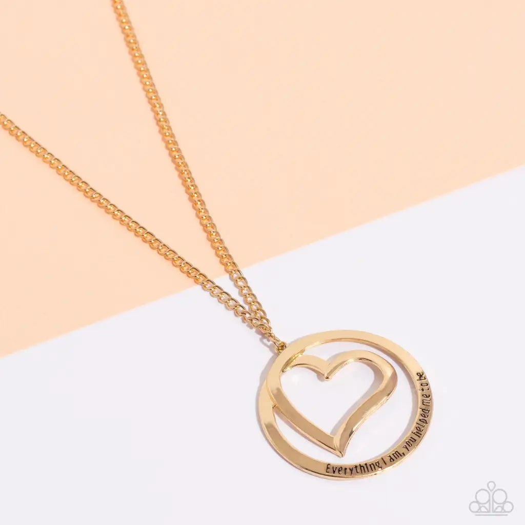 Positively Perfect - Gold Necklace - Necklaces