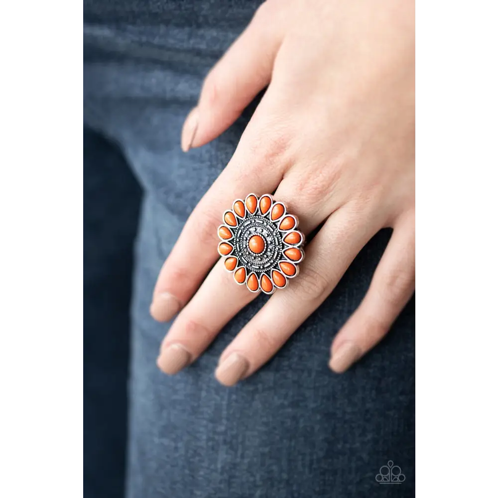 Posy Paradise - Orange Ring - Rings