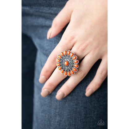 Posy Paradise - Orange Ring - Rings