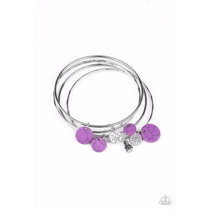 Prairie Plains - Purple Bracelet - Bracelets