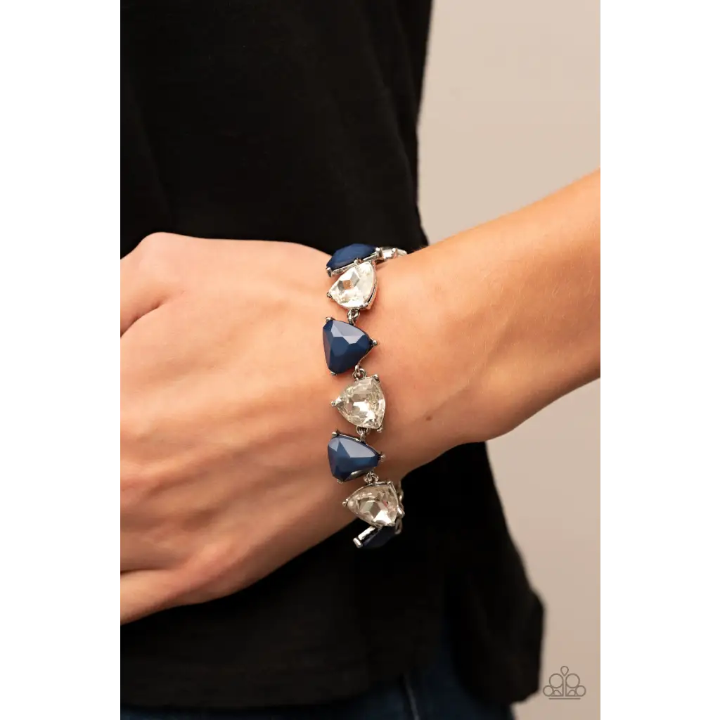 Pumped up Prisms - Blue Bracelet - Deb's Jazzy Jems