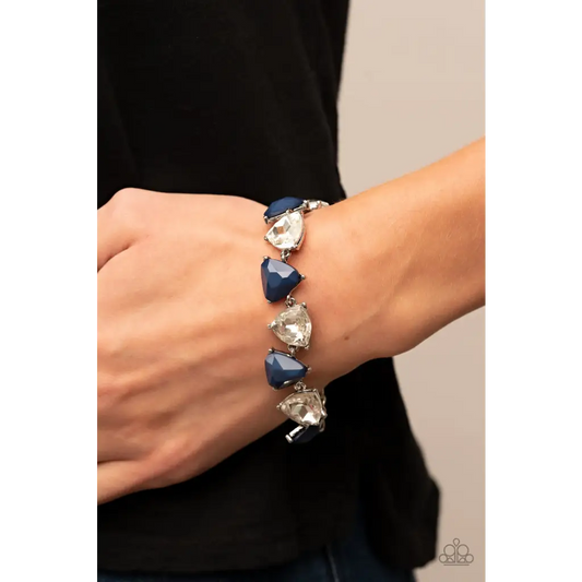 Pumped up Prisms - Blue Bracelet - Deb's Jazzy Jems