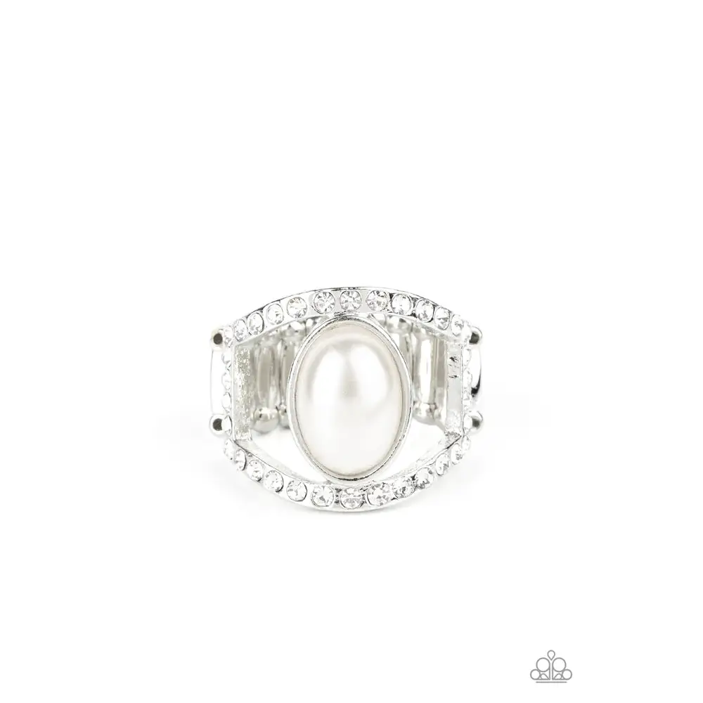 Radiating Riches - White Ring - Deb's Jazzy Jems