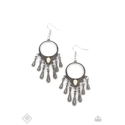 Ranger Rhythm - White Earrings - Earrings