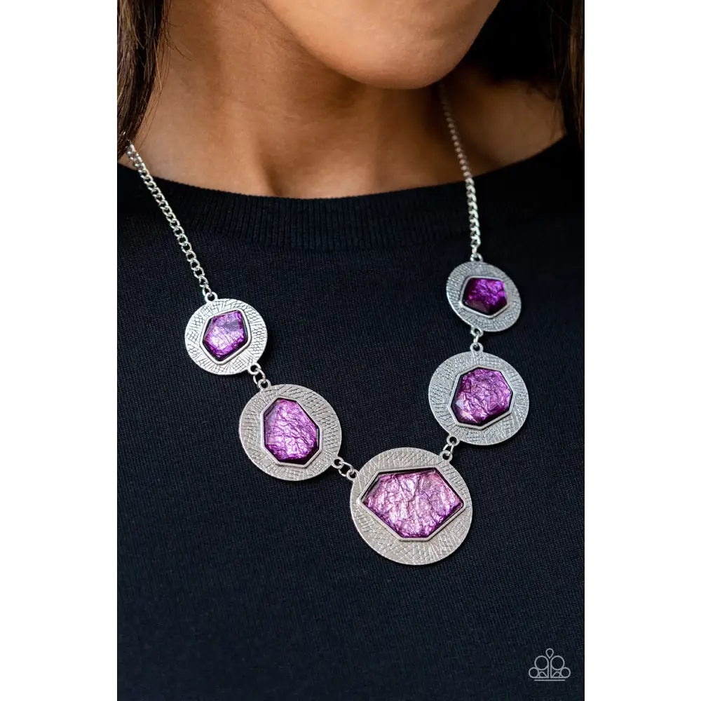 Raw Charisma - Purple Necklace - Necklaces