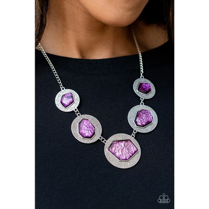 Raw Charisma - Purple Necklace - Necklaces