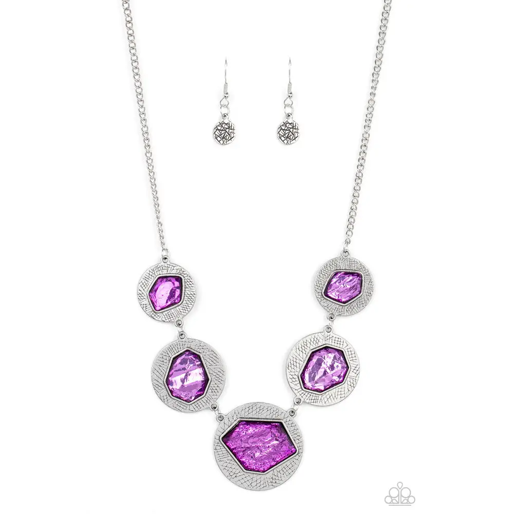 Raw Charisma - Purple Necklace - Necklaces