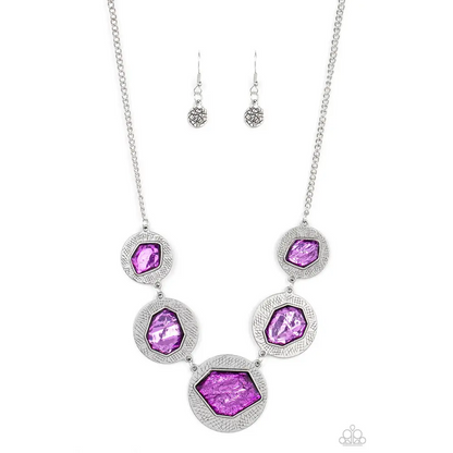 Raw Charisma - Purple Necklace - Necklaces