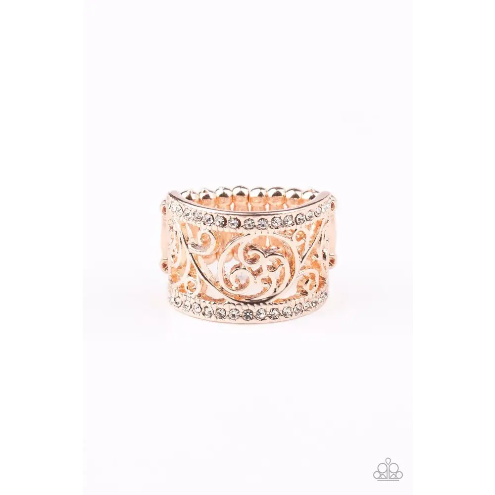 Regal Reflections - Rose Gold Ring - Rings