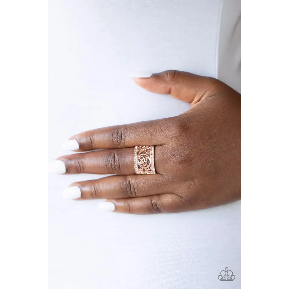 Regal Reflections - Rose Gold Ring - Rings