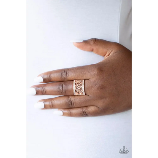 Regal Reflections - Rose Gold Ring - Rings