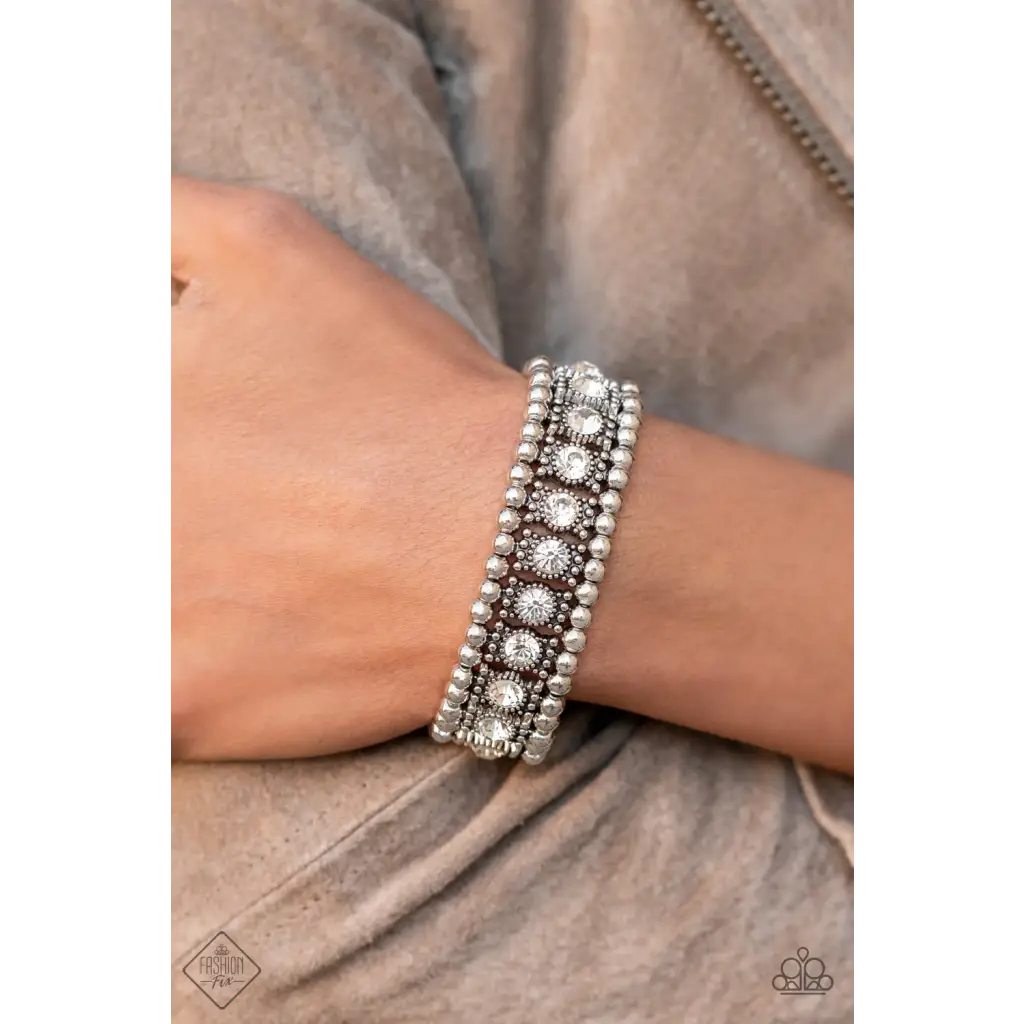 Ritzy Reboot - White Bracelet - Bracelets