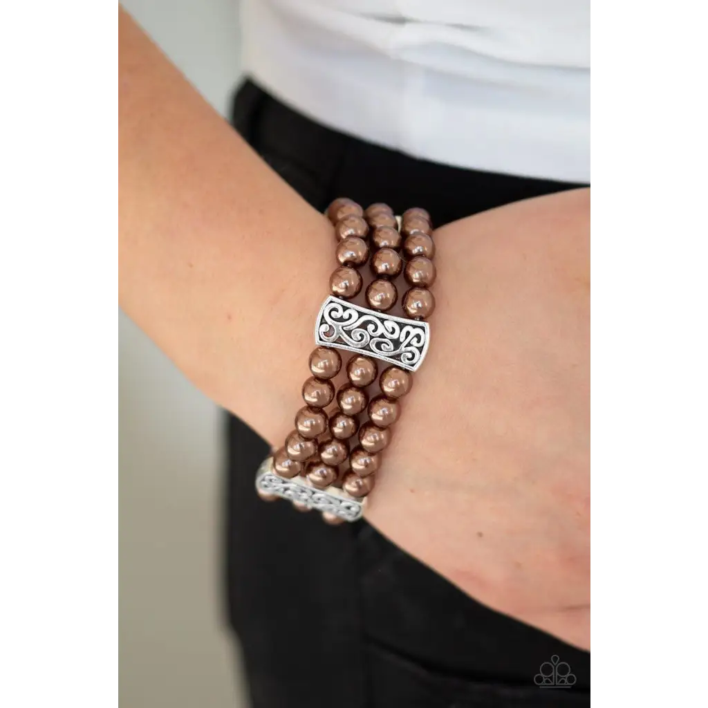 Ritzy Ritz - Brown Bracelet - Deb's Jazzy Jems