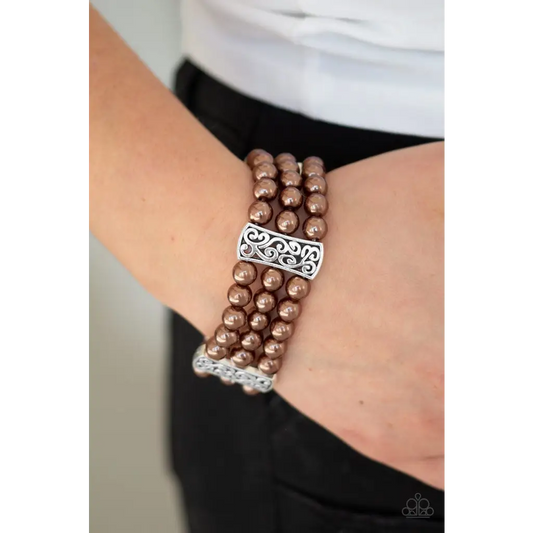 Ritzy Ritz - Brown Bracelet - Deb's Jazzy Jems