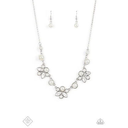 Royally Ever After - White Necklace - Necklaces