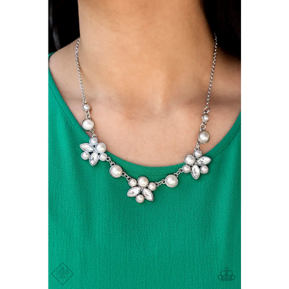 Royally Ever After - White Necklace - Necklaces