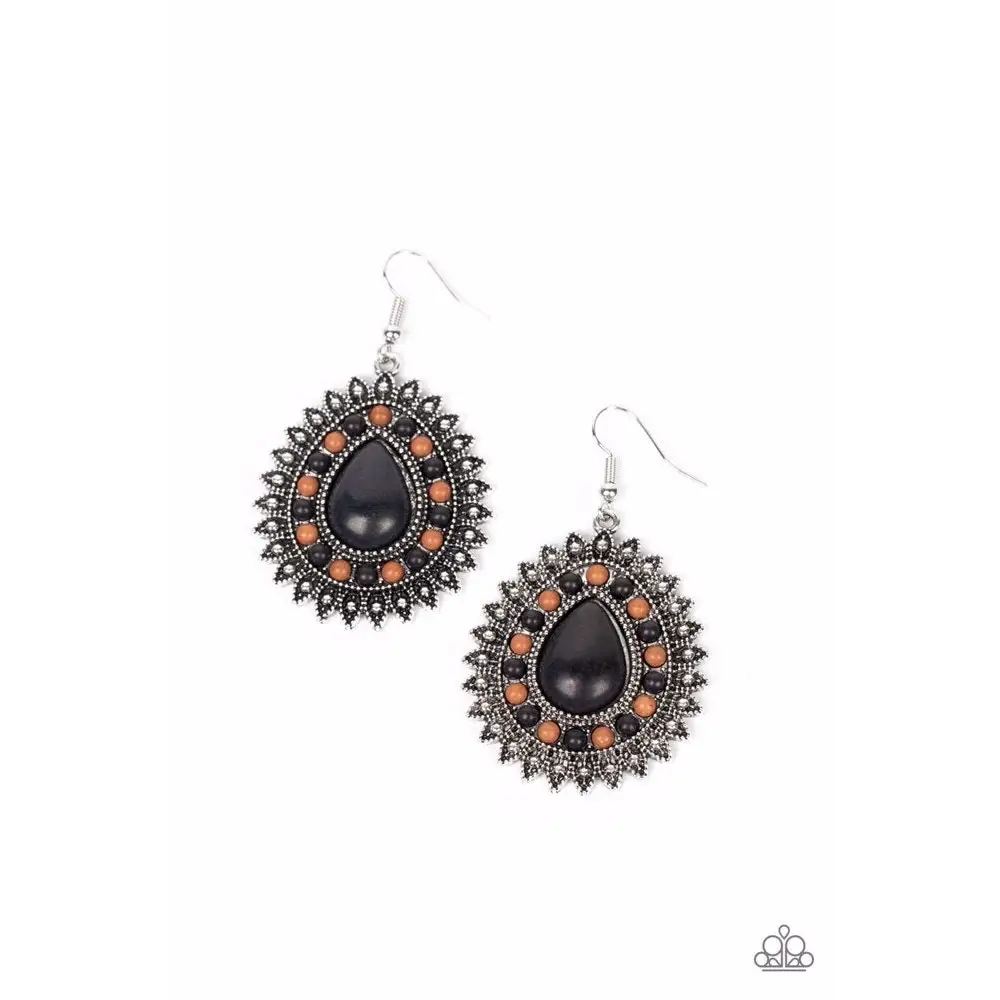 Sagebrush Sabbatical - Black Earrings - Earrings