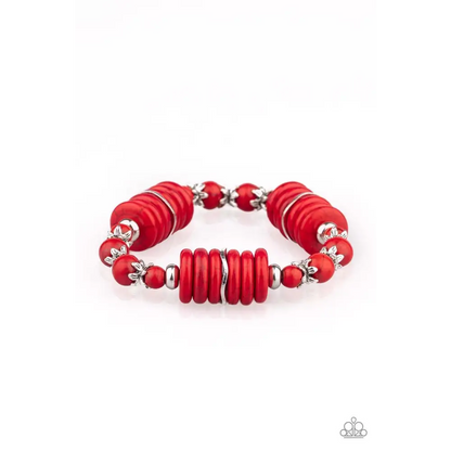 Sagebrush Serenade - Red Bracelet - Bracelets