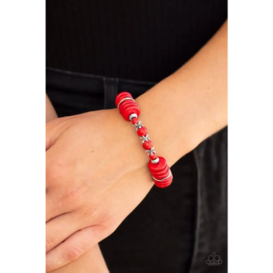 Sagebrush Serenade - Red Bracelet - Bracelets