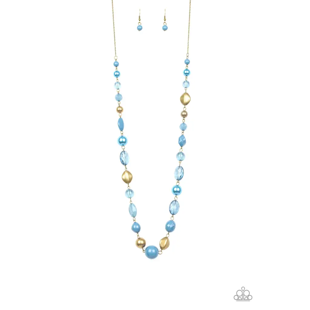 Secret Treasure - Blue Necklace - Necklaces