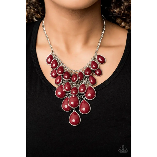 Shop Til You TEARDROP - Red - Deb's Jazzy Jems