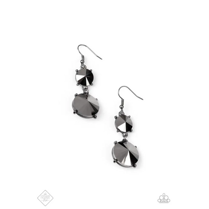 Sizzling Showcase - Black Earrings - Earrings