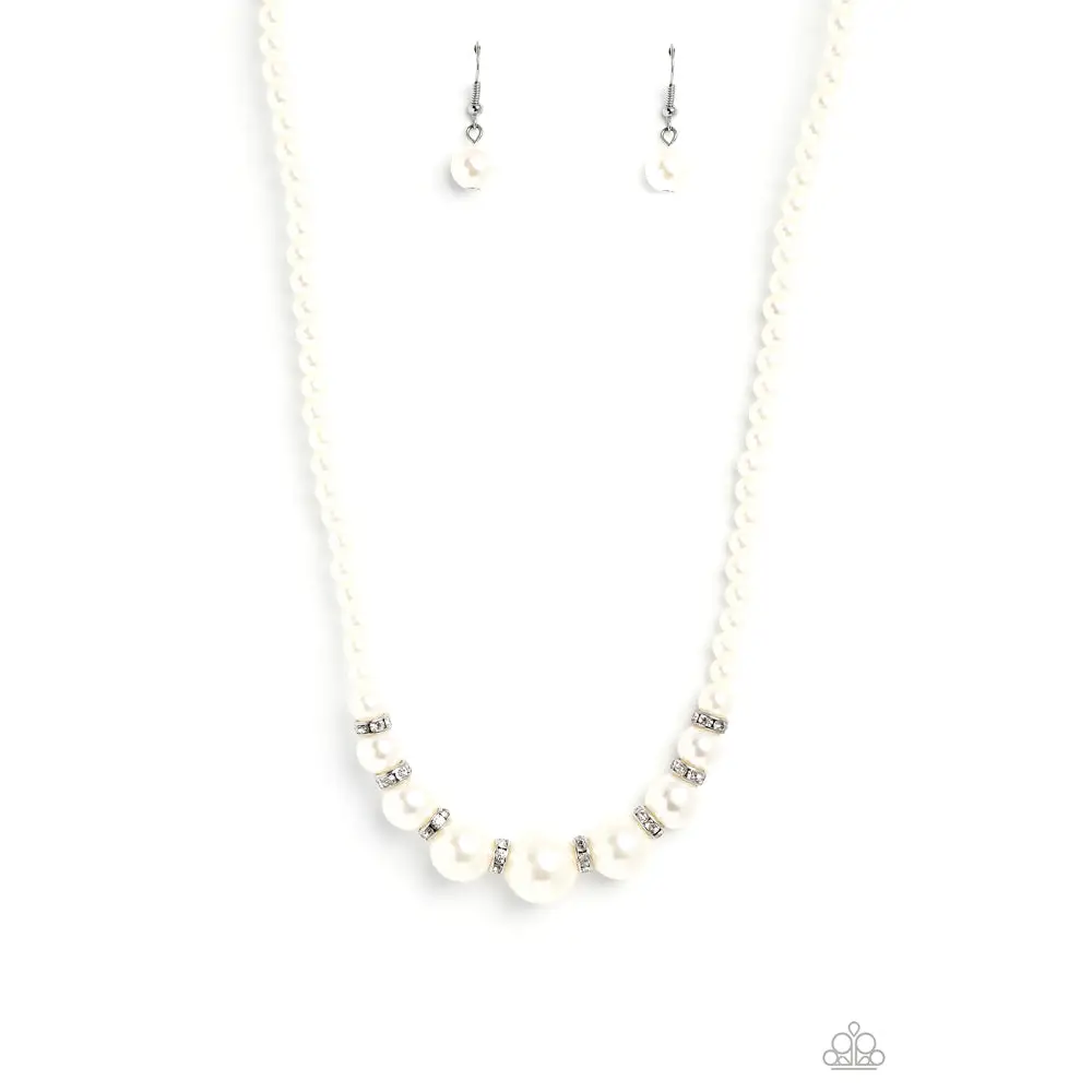 SoHo Sweetheart - White Necklace - Necklaces