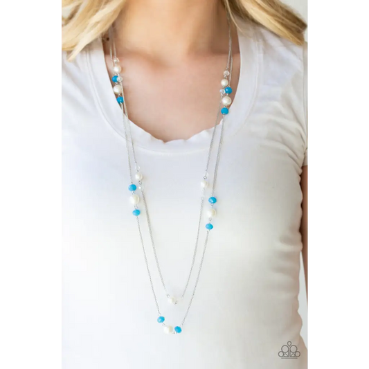 Spring Splash - Blue Necklace - Deb's Jazzy Jems