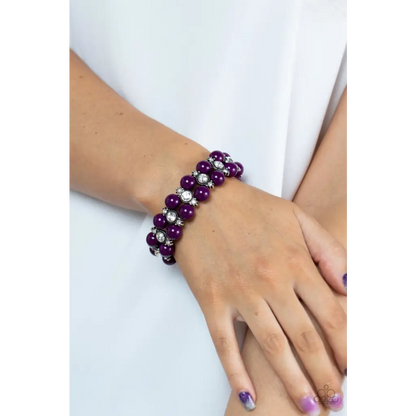 Starlight Reflection - Purple Bracelet - Deb's Jazzy Jems