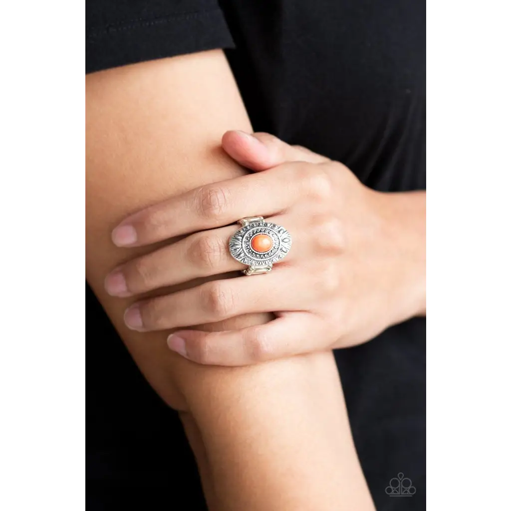 Stone Fox - Orange Ring - Deb's Jazzy Jems