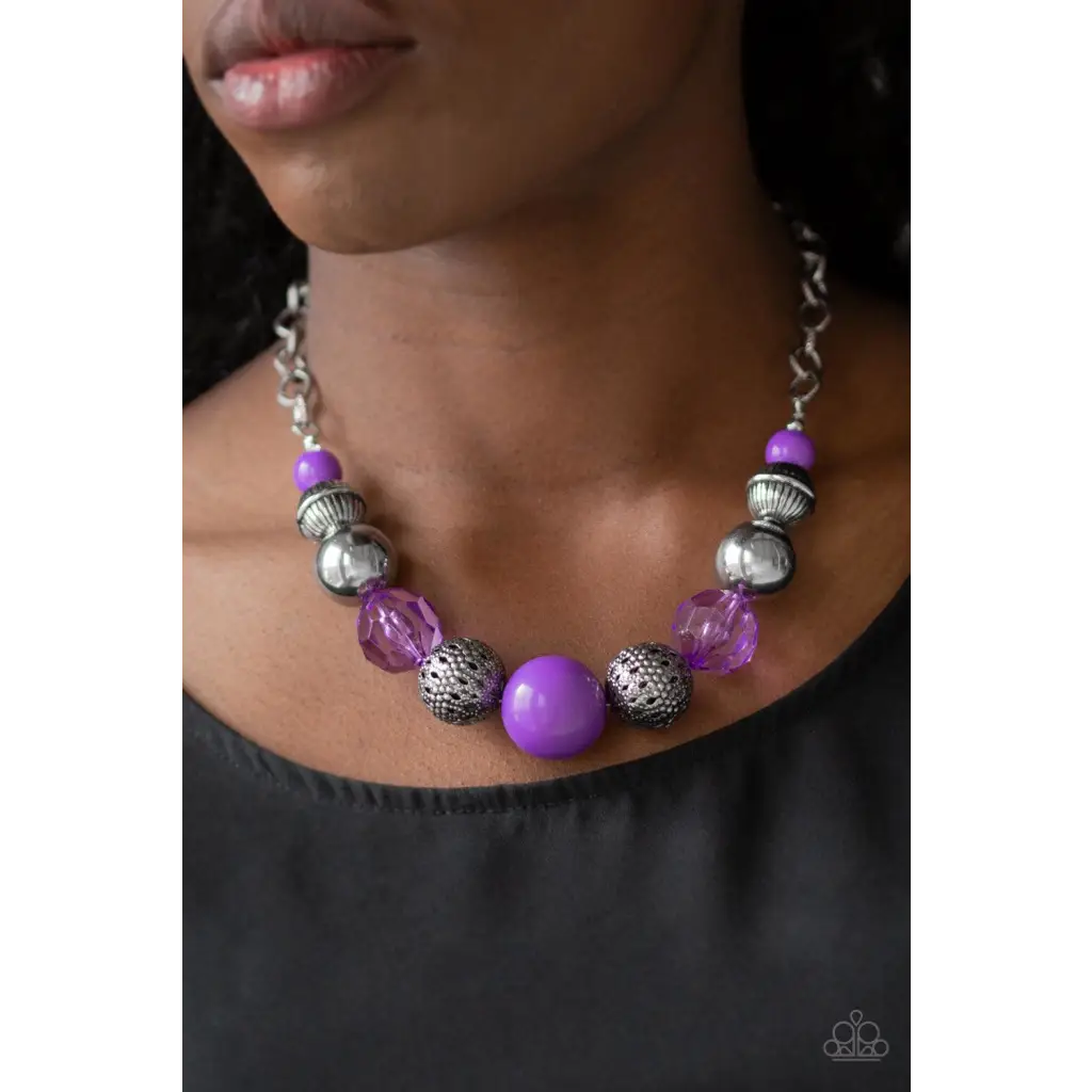 Sugar, Sugar - Purple Necklace - Deb's Jazzy Jems