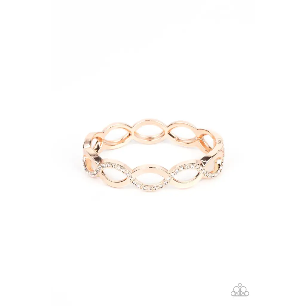 Tailored Twinkle - Rose Gold Bracelet - Deb's Jazzy Jems