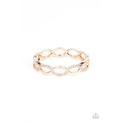 Tailored Twinkle - Rose Gold Bracelet - Deb's Jazzy Jems