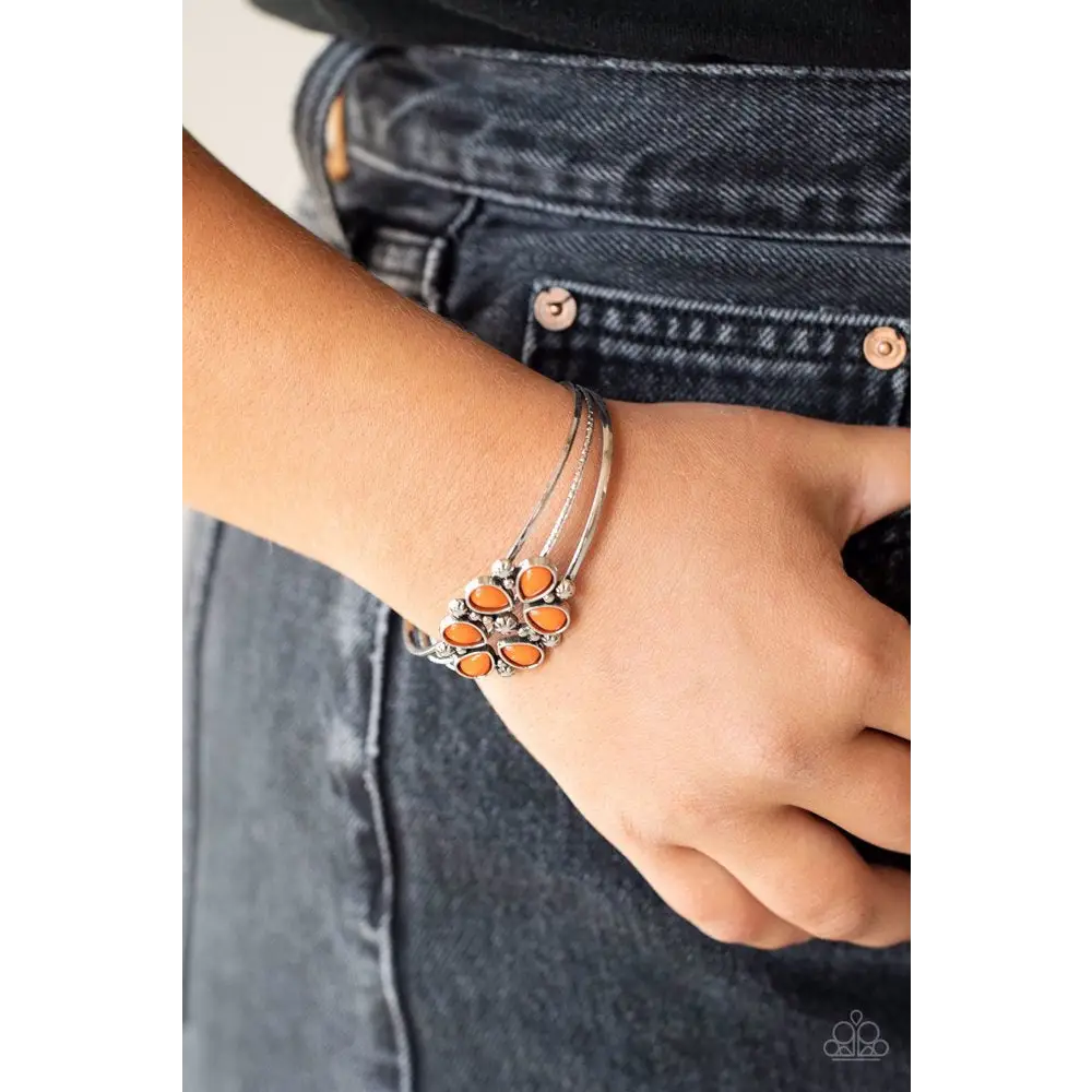 Taj Mahal Meadow - Orange Bracelet - Bracelets