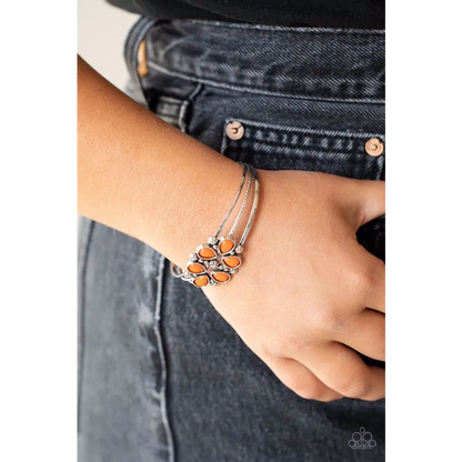 Taj Mahal Meadow - Orange Bracelet - Bracelets