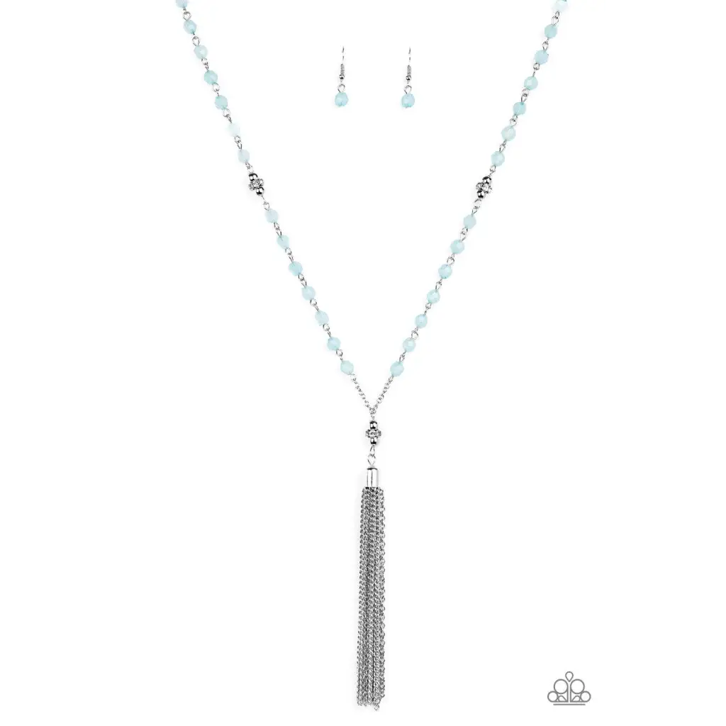 Tassel Takeover - Blue Necklace - Deb's Jazzy Jems