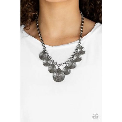 Texture Storm - Black Necklace - Deb's Jazzy Jems